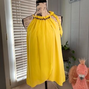 Gold Ray Yellow Blouse Size Small